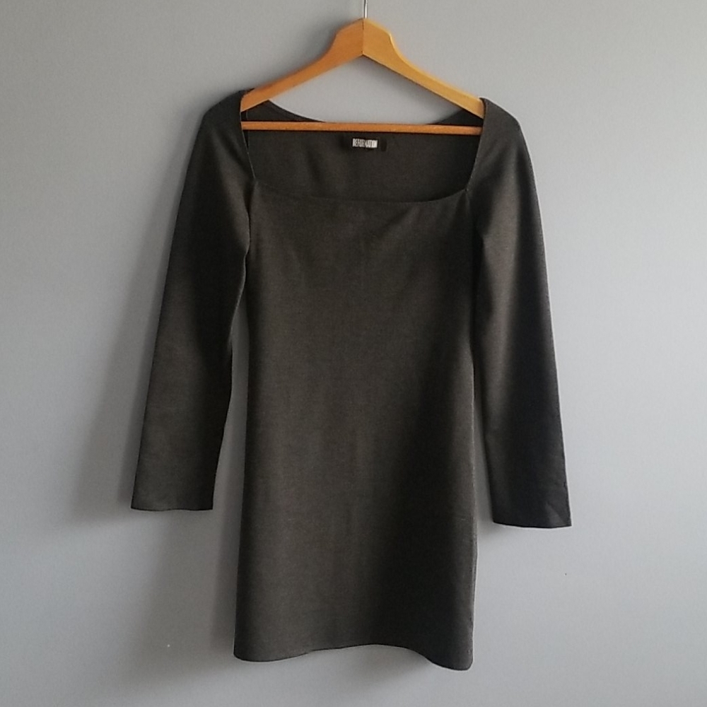 Reformation grey dress